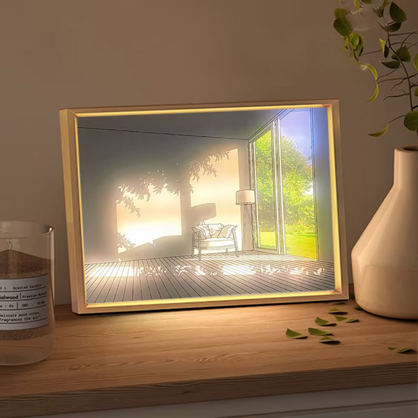 Illuminated Framed Painting
