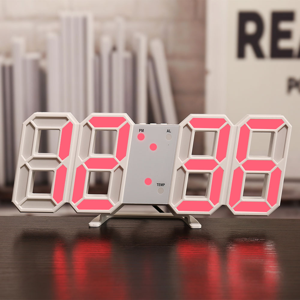 LED Digital Wall Alarm Clock